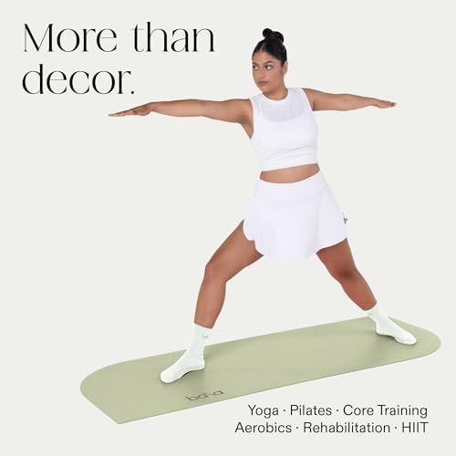 Bala Yoga Mat for Home Gym, Non-Slip Exercise Mat for Home Yoga - color: Sage, style: Deco Mat - 5mm