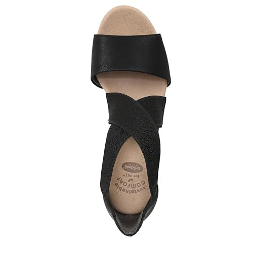 Dr. Scholl's Barton Band - color: Black Smooth, size: 9.5