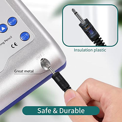 Annhua Dental Electric Wax Pens 2 PCS, Dentist Waxing Carving Pencils Replacement Handheld Instrument for Dental Lab Digital Electric Wax Hot