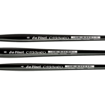 da Vinci Watercolor Series 5386 Casaneo Paint Brush Set, New Wave Synthetics, 3 Brush Set - style: Casaneo Starter Set