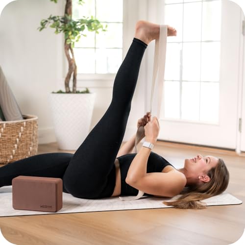 WeGym Yoga Strap for Stretching, Pilates and Mobility, Adjustable Length - color: Grey