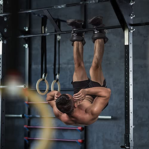 Zerone Boots Hanging Inversion Boots Solid Steel Boots Inversion Boots for Pull Up Hanging Hang Up Boots for Stretching Muscles, Relieving Back Pain