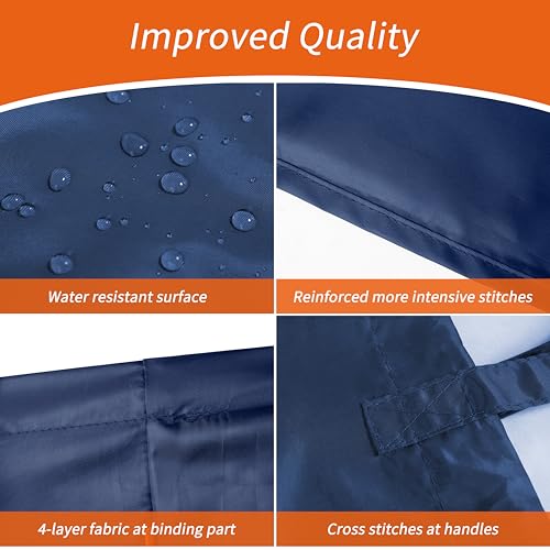 Polecasa Extra Heavy-Duty Laundry Bag with Handles, Navy, 28x36" - color: Navy, size: 28" x 36" | 1 Pack