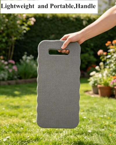 YWSHF 2 PCS Garden Kneeling Pad,Knee Mat Waterproof Foam Knee Pads for Gardening,Cleaning,Baby Bath,Yoga,Praying and Exercise 15.745'' x 7.09'' x 0.79'' Grey - color: Gray