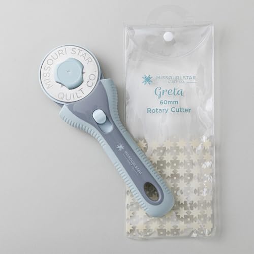 Missouri Star Rotary Cutter, 60mm Blade, Rolling Cutter Tool for Quilt Appliques and Cutting Fabrics, Essential Quilting and Sewing Supplies for DIY Craft Projects - color: 60mm Rotary Cutter
