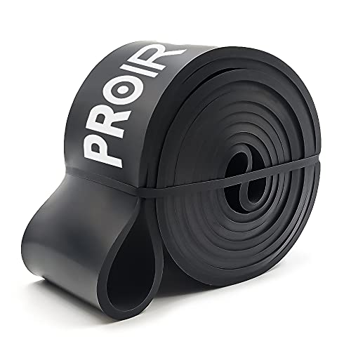 PROIRON Resistance Bands Pull Up Bands Comfortable Exercise Bands Anti-Slip Workout Bands for Pull up Dip Squat Gym Workout Physical Therapy Stretch Bands for Men & Women,Length 81.89in - color: #5 Black 80-150LBS, size: Standard