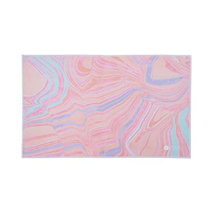 yogadesignlab | The Hand Towel | Premium Non Slip Hand Towel | Designed in Bali | Colorful Eco Printed + Quick Dry + Soft | Hot Yoga, Bikram, Ashtanga, Sport, Barre, Travel (Pearl) - color: Pearl