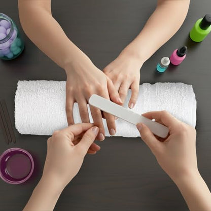 24 Pack White Hand Towels 100% Cotton Spa Towel – 16x27 inches Highly Absorbable Facial Towels Gym, Hair, Face, Bulk Small Towels (Not Bleach Proof) - color: White, size: HAND TOWEL PACK OF 24 16X27