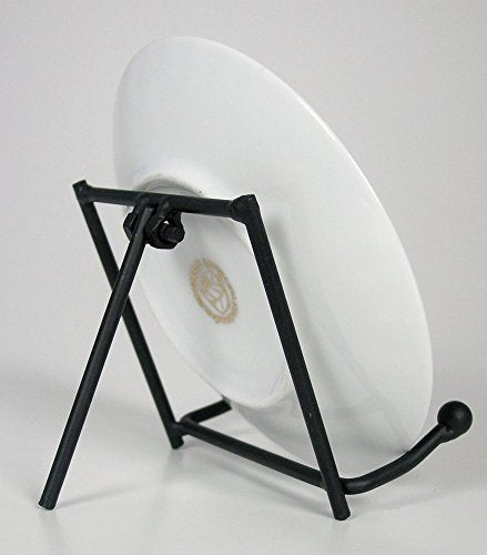 BANBERRY DESIGNS Black Easel Display Stand - Set of 3 Metal Easels - Wrought Iron Plate Stand - Picture Easels - 3.5 Inch High - size: 3 Inch