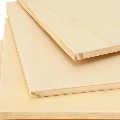 30 PCS 5 x 5 inch Wood Canvas, Blank Square Canvas for Painting, Unfinished Wooden Canvas Board for Painting DIY Craft Projects - size: 5 x 5 inch