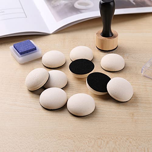 CYFUN DESIGN 20PCS Mini Ink Blending Tools Foam Replacement Foams for DIY Scrapbooking Paper Crafting Handmade Crafts Scrapbooking Supplies Crafting Projects - color: 20pcs Semicircle Foam Refills