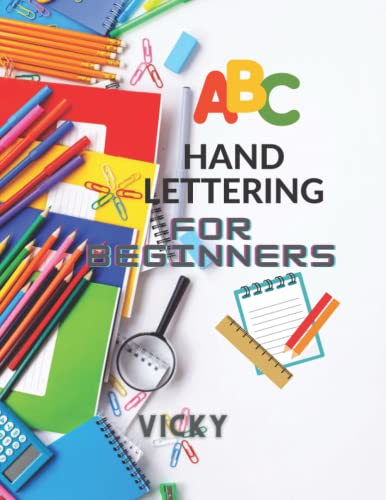 hand Lettering for Beginners: Hand lettering Workbook for Kindergarten and preschoolers