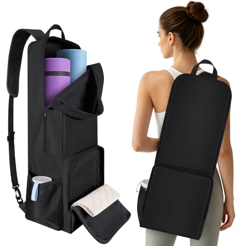 COOLBEBE Yoga Bag for Women with Side Mesh Pockets & Wet Dry Compartment