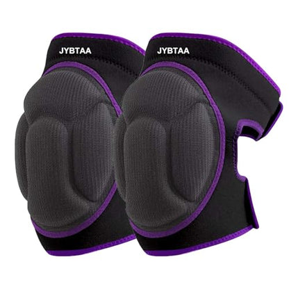 Gardening Knee Pads for Men, Woman Adjustable Foam Pad, Purple L (1 Pair) - color: Purple, size: Large