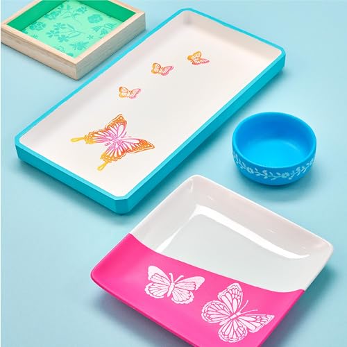 Martha Stewart, Flora and Fauna Stencils, Stamps, and Tools Kit, 13 pc - style: Flora & Fauna