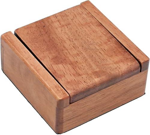 WE Games Wooden Dice Box with 8 Rounded Wooden Dice - Instructions for 10 Dice Games (Pack of 2) - size: 19mm (Pack of 2)