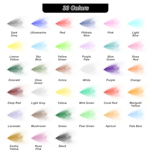 HOMY ARTY Airbrush Paint - 54 Colors with 6 Thinner | Ready to Spray Airbrush Paint Set, Water-Based Acrylic Air brush Paints for Metal, Plastic Models, Canvas, Wood - 60 Bottles - color: 54 Colors with 6 Thinner