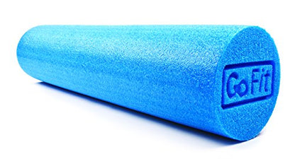 GoFit GoFit Foam Roller with Training Manual - color: Blue, size: 24 Inch
