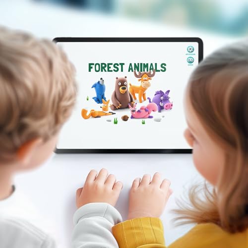 HEY CLAY Forest Animals - Claymate Deer - Air Dry Clay Kit 3 cans and Sculpting Tools with Fun Interactive Instructions App - color: Deer