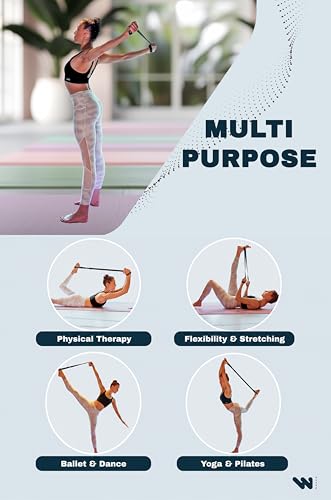 WALUE™ Posture Correction & Shoulder Exerciser – Non-Elastic Stretch Strap for Exercise, Yoga, Flexibility & Physical Therapy