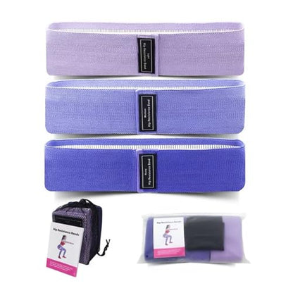 Resistance Bands, Fabric Workout Bands for Women & Men, Cloth Booty Resistance Loop Bands, Thick Squat Bands for Home Fitness, Gym, Yoga, Pilates for Butt Legs Thigh Hip Glute