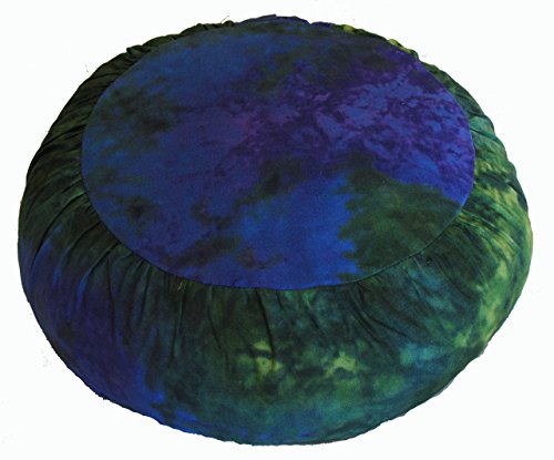 Meditation Cushion Zafu - Limited Edition Pillow- Tie-Dye - color: Tie-dye