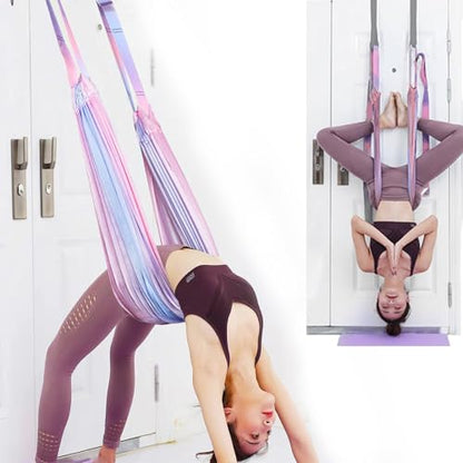 Yoga Stretch Rope,Leg Stretcher Strap,Fitness Training Aid Band, Home Gym Equipment Assist Stretch Strap for Fitness Gymnastics Dance Aerial Yoga Ballet