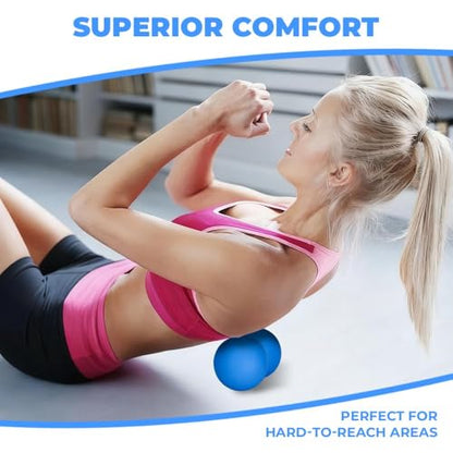 Cellulite Massage Roller Tool (Blue) - color: Blue