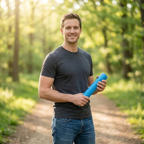 1.5M Resistance Band Elastic Stretch Band for Yoga Pilates and Strength Training - color: blue