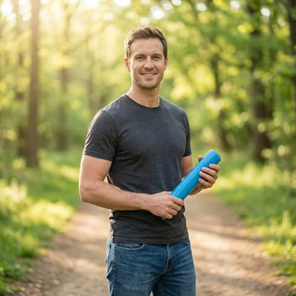 1.5M Resistance Band Elastic Stretch Band for Yoga Pilates and Strength Training - color: blue