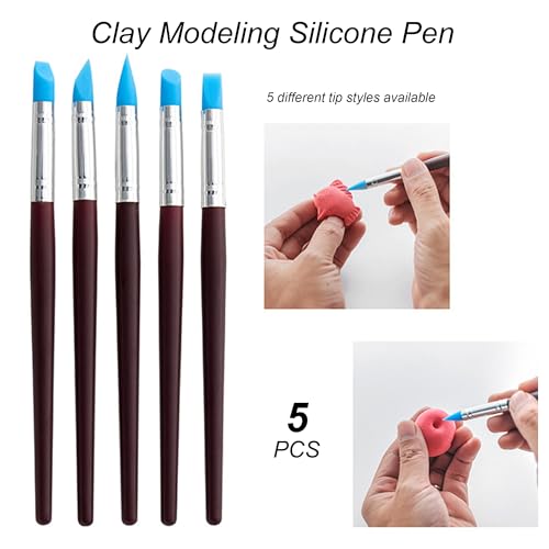 27 PCS Clay Tools Kit | Practical Polymer Clay Sculpting Set for Adults | Ideal for Air Dry Clay Pottery Craft, Dotting, Carving, Drawing, Molding, Modeling, Shaping, Baking