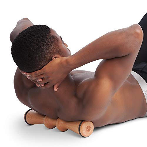 Body Back Wooden Back Roller Back Cracker for Pain Relief & Muscle Recovery | FSA Eligible Wood Back Roller & Spine Stretcher For Trigger Point Therapy, Back Roller For Muscle Recovery, Posture Support