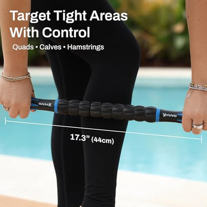 6-in-1 Foam Roller Set - 18" High Density Trigger Point Back Roller