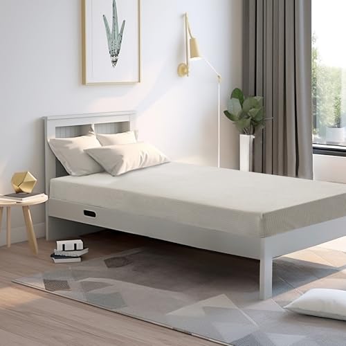 39x75x3 Inch Seat Cushion Extra Thick Memory Foam - Premium Support for Bay Window Benches, Floor Seating, Reading Nooks, Tatami Mats & Indoor Furniture, Soft Beige Washable Cover - color: Beige, size: 39*75*3inch