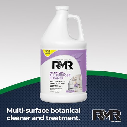 RMR All Natural All-Purpose Cleaner - Non-Toxic, Rinse-Free Multipurpose Cleaning Supplies, Biodegradable 1 Gallon Bottle, Modern Botanical Scent - size: 128 Fl Oz (Pack of 1)