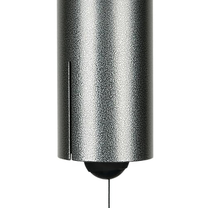 Woodstock Chimes Heroic Windbell Wind Chime for Outside 24" Medium Grey,Deep Tone Sound, Outdoor Decor for Patio, Porch, Garden HWMAS