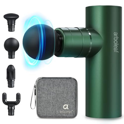 arboleaf Mini Massage Gun Deep Tissue, Portable Percussion Muscle Massager - color: Green