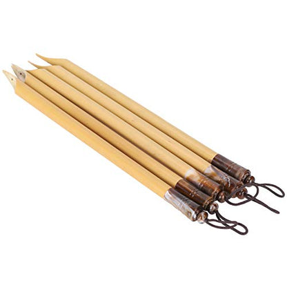 5PCS Bamboo Pens, Comic & Arabic Calligraphy Dip Pens (Bamboo Tip Set) - size: Bamboo Tip Set