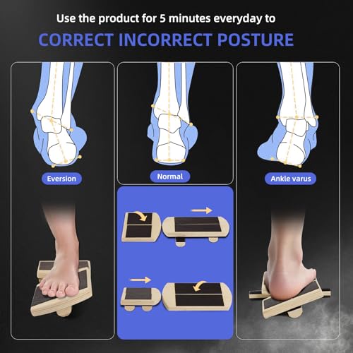 Juoe Ankle Strengthener, Ankle Balance Board，Foot Balance Board, Axis Board | Supports 350LBS, Ideal for Physical Therapy, Plantar Fasciitis Relief, Posture Correction, Improves Foot & Leg Stability