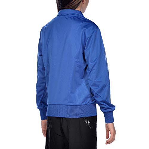 ARENA Kids Teamline Knitted Poly Jacket Full Zipper Collared Side Pockets Track Suit Quick Drying Lightweight Performance Swimming Training Pool Soccer Apparel Sports Clubs, Royal Blue, XX-Large