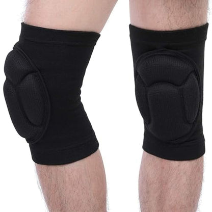 Knee Pads, Collision Avoidance Knee Sleeve for Men Women, Large | Garden, Gardening, House Cleaning, Construction Work, Dancing, Volleyball, Flooring, Climbing, Riding, Thick EVA Foam Padding - size: Large