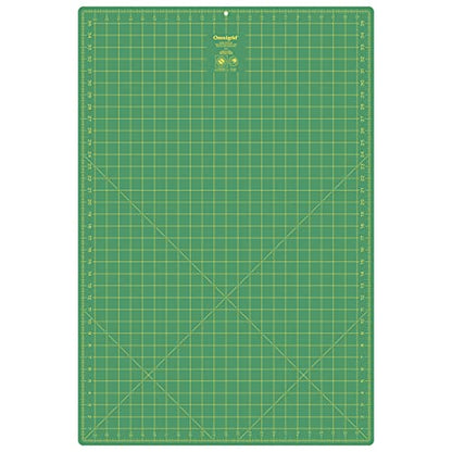 Omnigrid Double Sided Self-Healing Cutting Mat, 24" x 36" - size: 37.3"L x 25.3"W