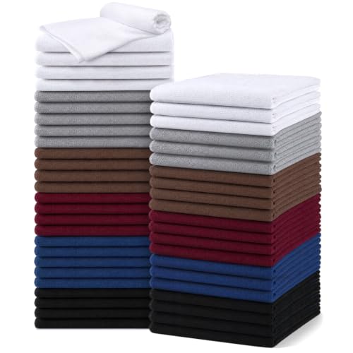 UNIMADE Salon Towels 48 Pack, Microfiber Barber Towels Bulk | (16x29 inches) Hair-Drying Cloth Super Soft Hand Cloth for Gym, Bath, Spa and Home Beauty Care(Not Bleach Proof) - Multicolor - color: Multicolor, size: 48PK