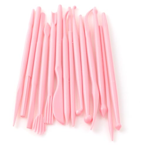 Edible Grade PP Baking Tools Polymer Clay DIY Mini Sculpting Knife Fondant Spatula Set