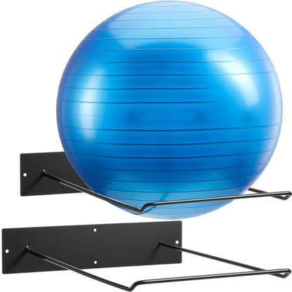 Threan Wall Mounted Yoga Ball Holder Large Yoga Ball Holder