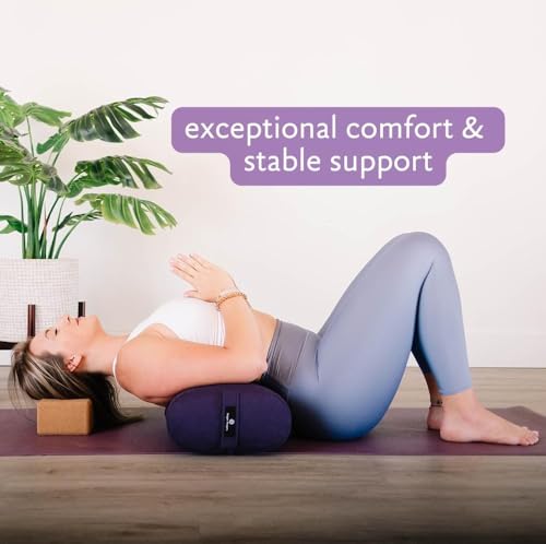 Hugger Mugger Standard Yoga Bolster - Firm, Supportive, Handmade, Durable - color: Aqua