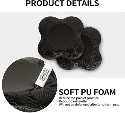 Yoga Knee Pad Cushion Extra Thick for Knees Elbows Wrist Hands Head Foam Yoga Pilates Work Out Kneeling pad - color: Black