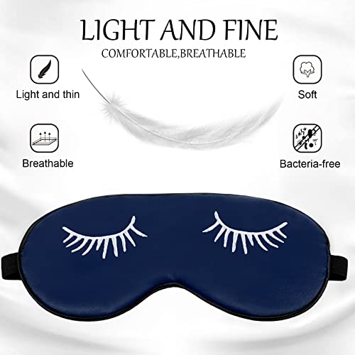 Geyoga 8 Pack Silk Funny Sleep Masks for Women Sleep, Retro Colors - color: Retro Colors