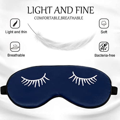 Geyoga 8 Pack Silk Funny Sleep Masks for Women Sleep, Retro Colors - color: Retro Colors