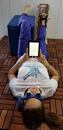 Pain Free-Posture Multi-Positioning TOWER & Blue Prism Glasses (Includes Single & Double Pedal)- INTENDED for POSTURE EXERCISES, YOGA-New & Improved with Upgraded & Better Made Pedals- Thicker & Sturdy-Safe & Easy to Use-HIp Flevor Release-Neck Hip Lower